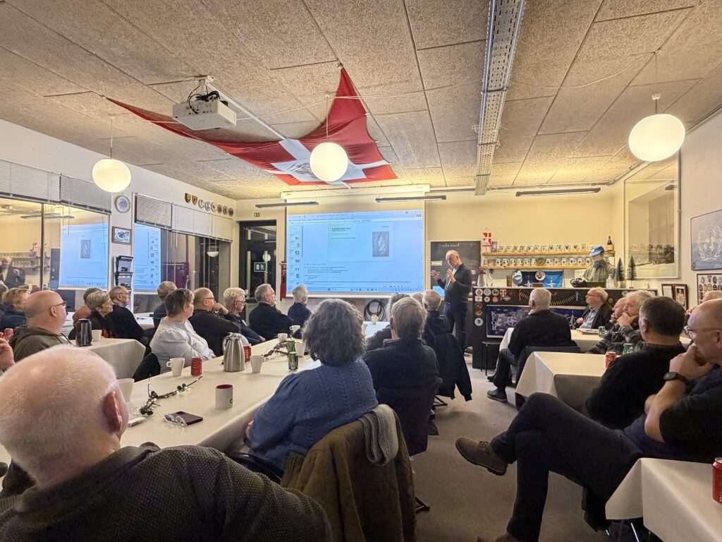 Endnu et fuldt veteranhus med masser at interesserede gæster der hørte foredragsholder Thomas Vesth om branden på Scandinavian Star