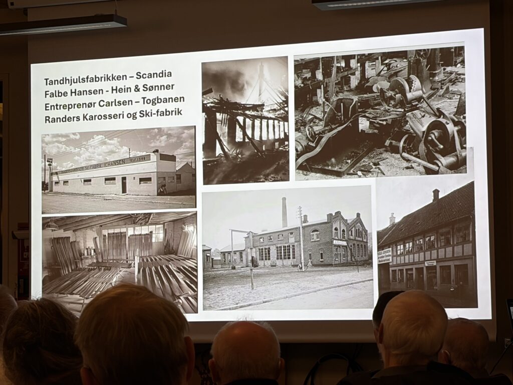 Tandhjulsfabrikken, Scandia Falbe Hansen, Hein & Sønner, Entreprenør Carlsen, Togbanen, Randers Karosseri og Ski-fabrik.