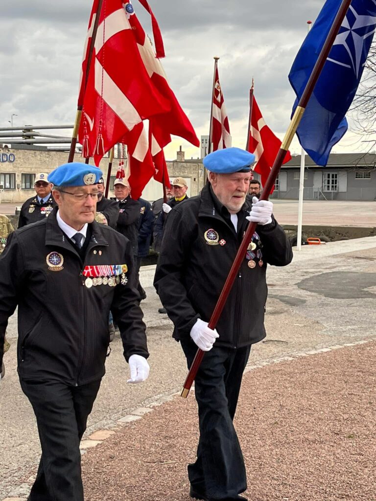 Nato`s Årsdag 2026 d.8 april ved Mindestenen på Randers Havn