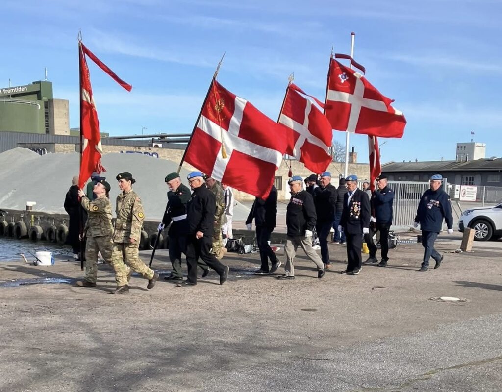 Danmarks Veteraner Kronjyllands fejring af NATO`s årsdag 2026 på Randers Havn