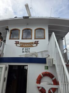 Mariager fjord. Udflugt med Svanen med Danmarks Veteraner Kronjylland