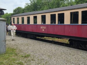 Danmarks Veteraner Kronjyllands udflugt med Veterantoget Mariager - Handest. Foto ⓒ DV-Kronjylland