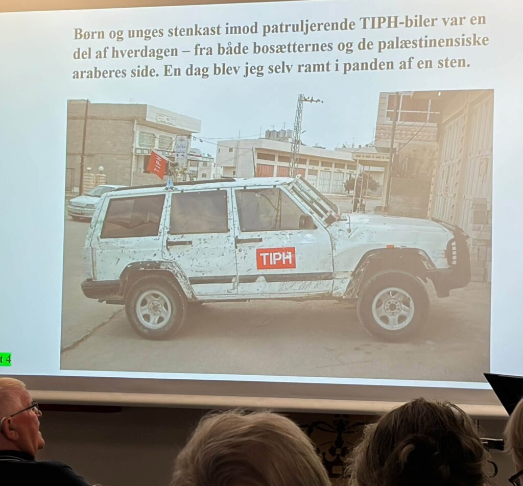 Foto fra foredraget HEBRON - En konflikt i Mellemøsten Foto: Freddy Ladefoged ©